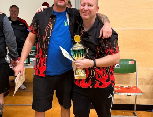 Sven Berger gewinnt Vereinsmeisterschaft im Einzel und im Doppel mit Andre Frank!